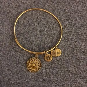 Alex and Ani gold new beginnings bracelet